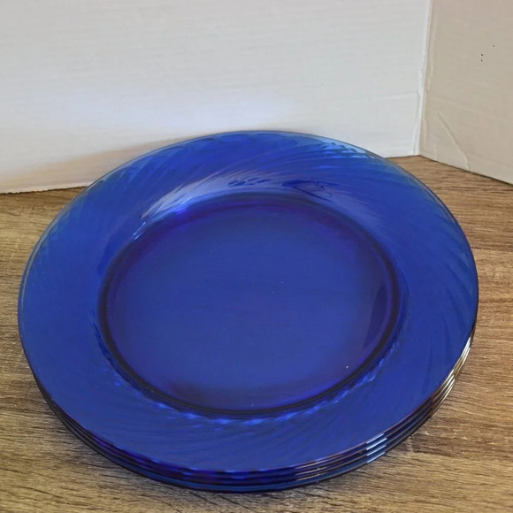 Vtg Pyrex Fiesta Cobalt  Plates - Picture 4 of 8